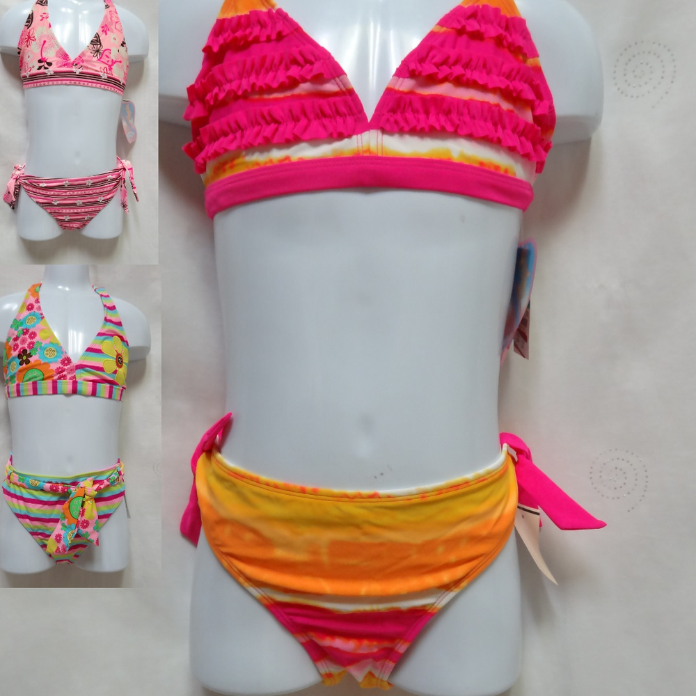 NEW Breaking Waves girl 2pc bikini swimsuit